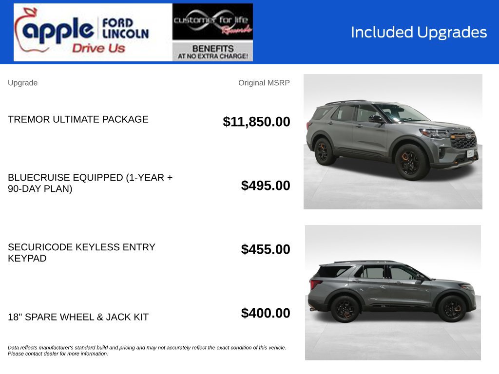 Certified 2026 Ford Explorer Tremor w/ Tremor Ultimate Package AWD/4WD image 4