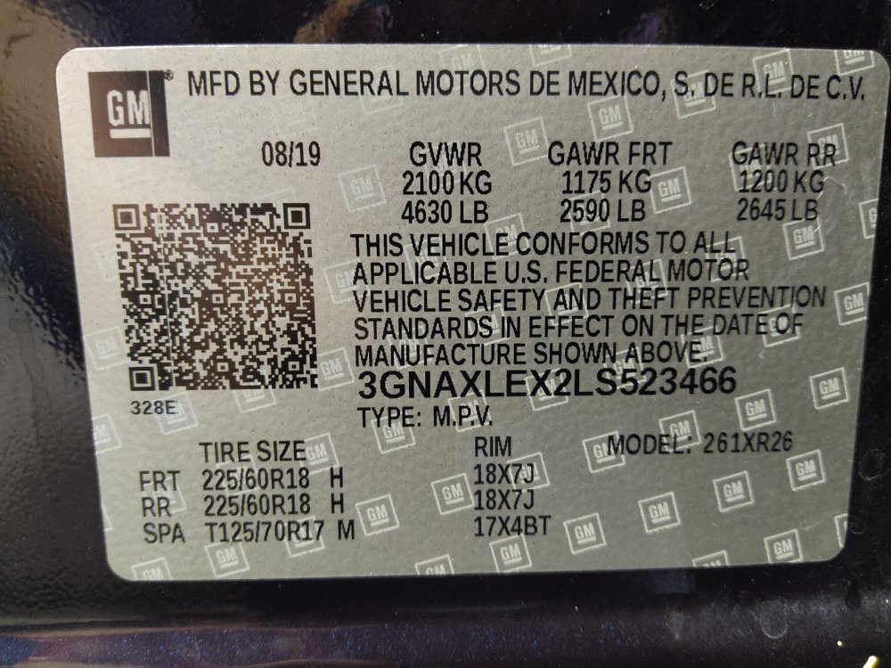 Used 2020 Chevrolet Equinox LT FWD image 33