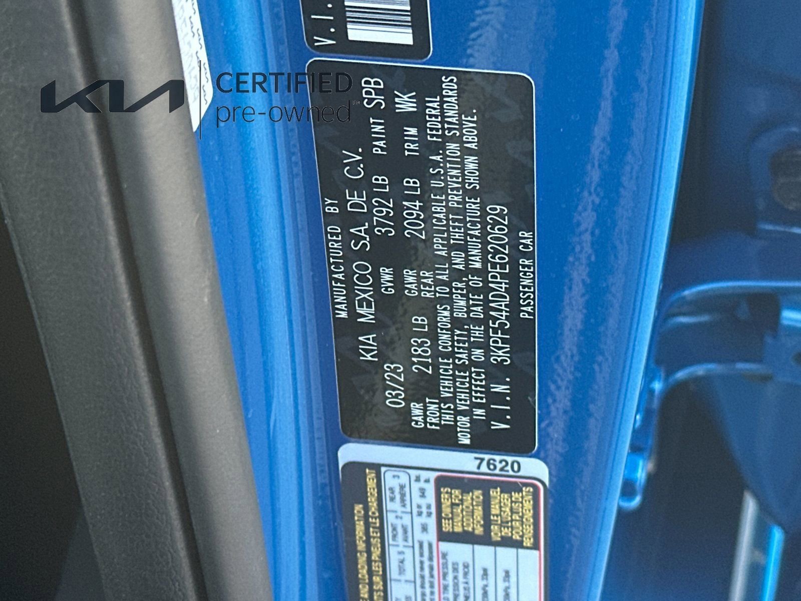 Certified 2023 Kia Forte GT-Line w/ GT-Line Technology Package FWD image 28