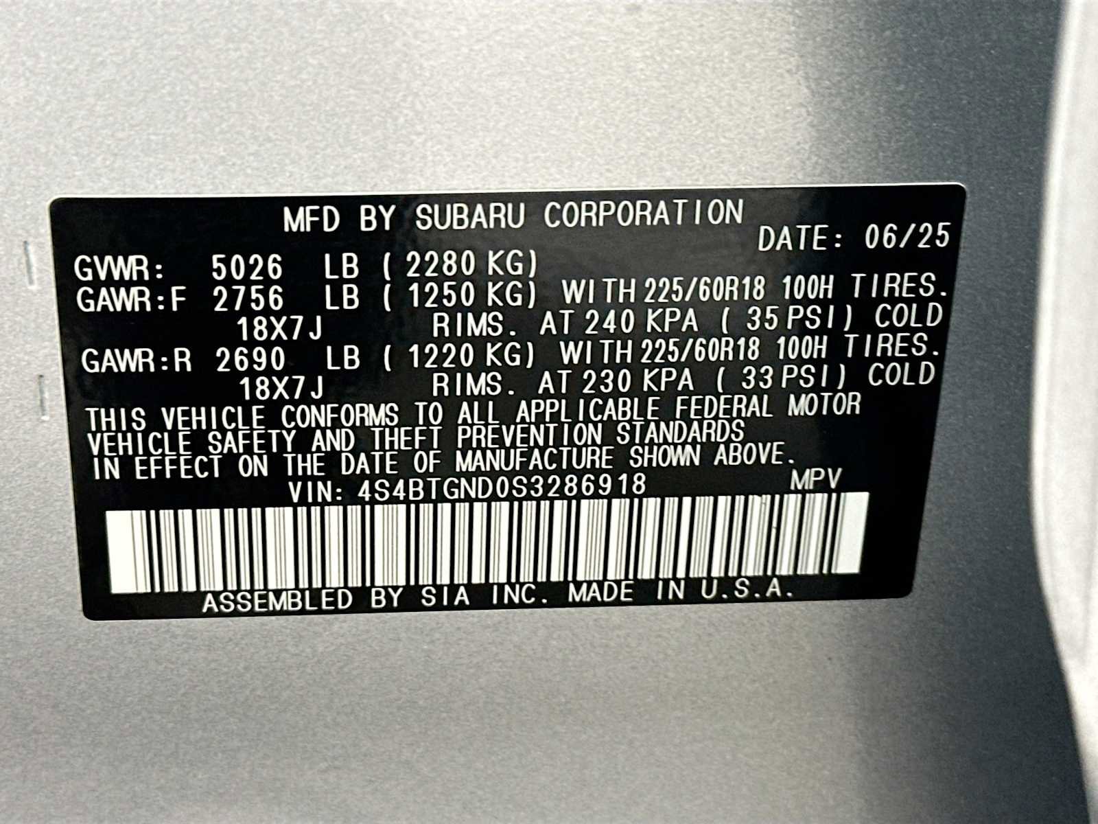 New 2025 Subaru Outback Limited XT w/ Popular Package #2 image 31