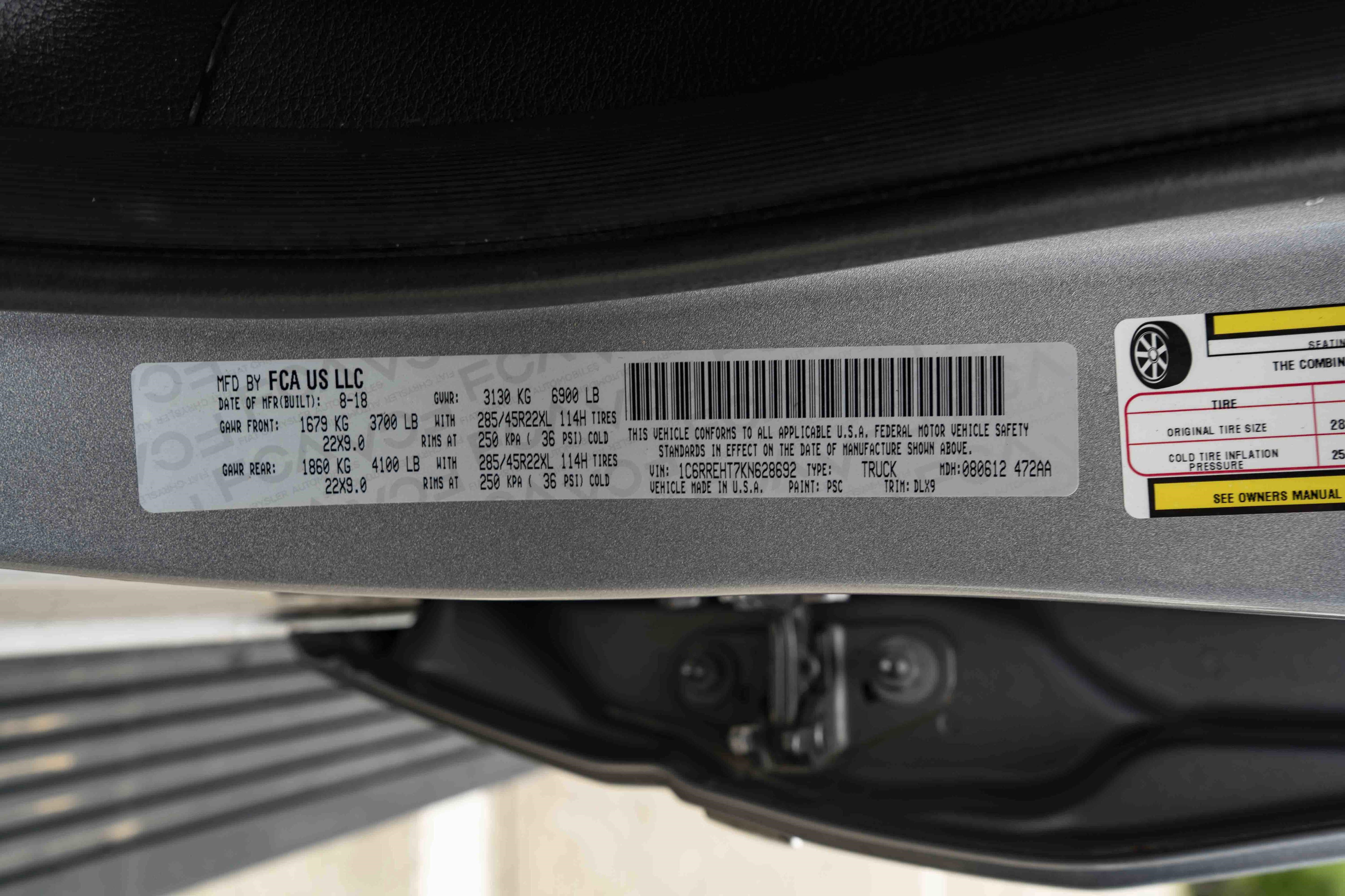 Used 2019 RAM 1500 Limited w/ Advanced Safety Group RWD image 45