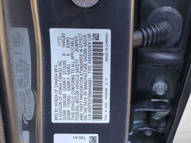 Used 2022 Honda Civic Sport image 25