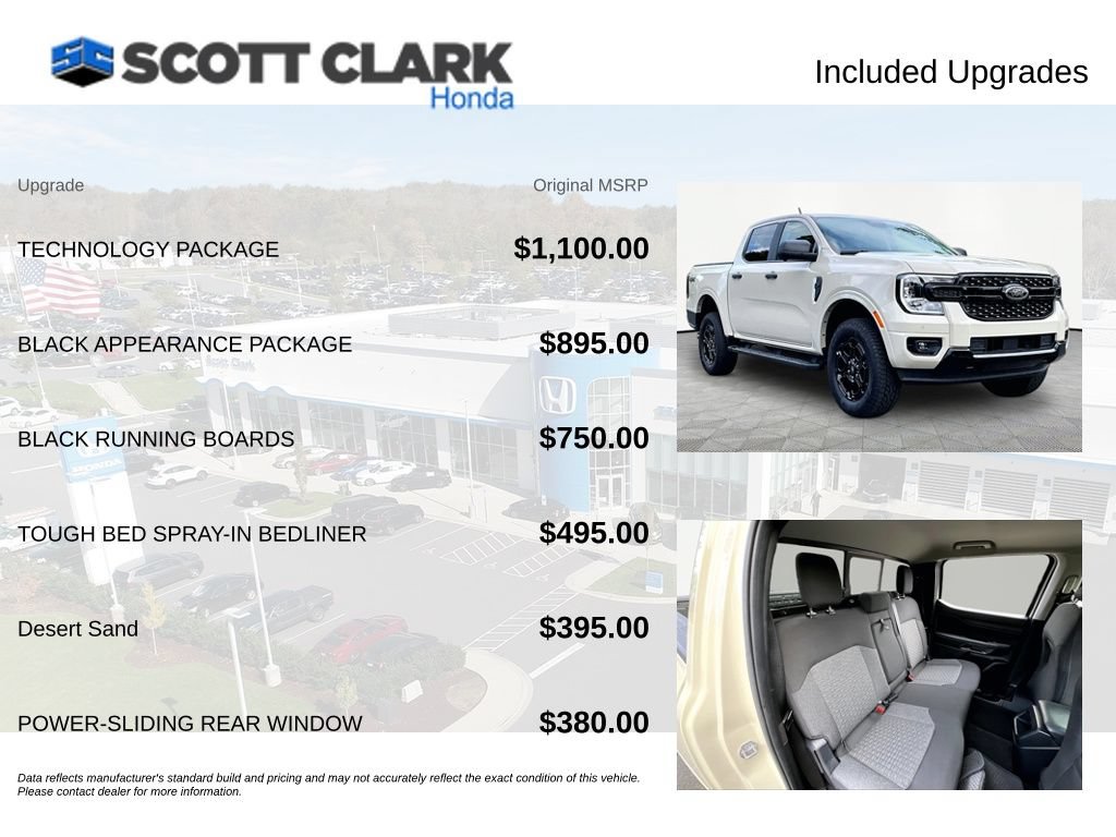 Used 2025 Ford Ranger XLT w/ Technology Package AWD/4WD image 8