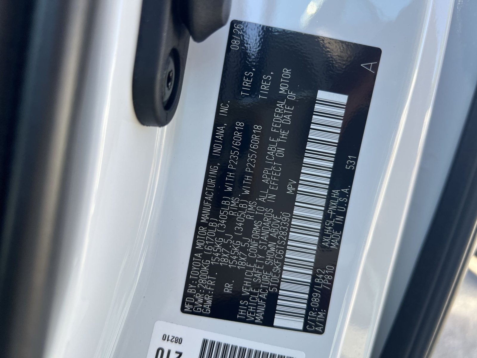 New 2026 Toyota Sienna Platinum AWD/4WD image 23