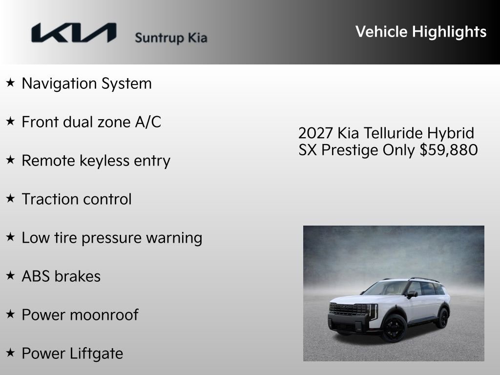 New 2027 Kia Telluride X-Line SX Prestige image 7