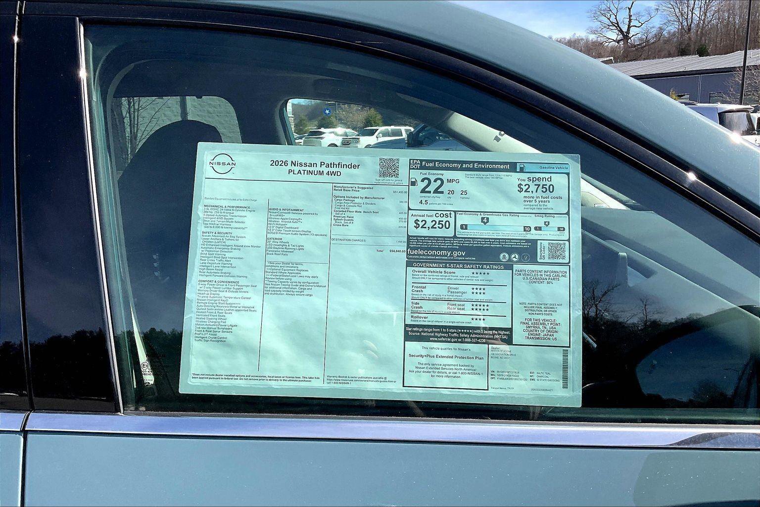 New 2026 Nissan Pathfinder Platinum image 15