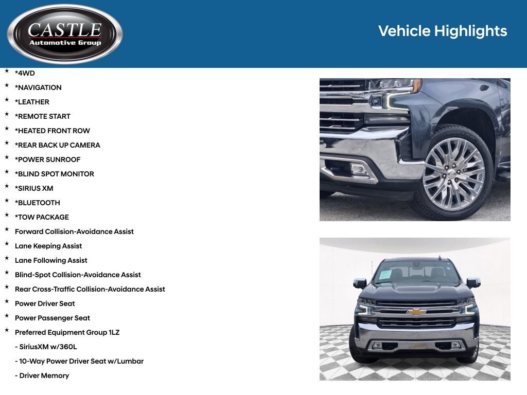 Used 2021 Chevrolet Silverado 1500 LTZ w/ LTZ Premium Package AWD/4WD image 3