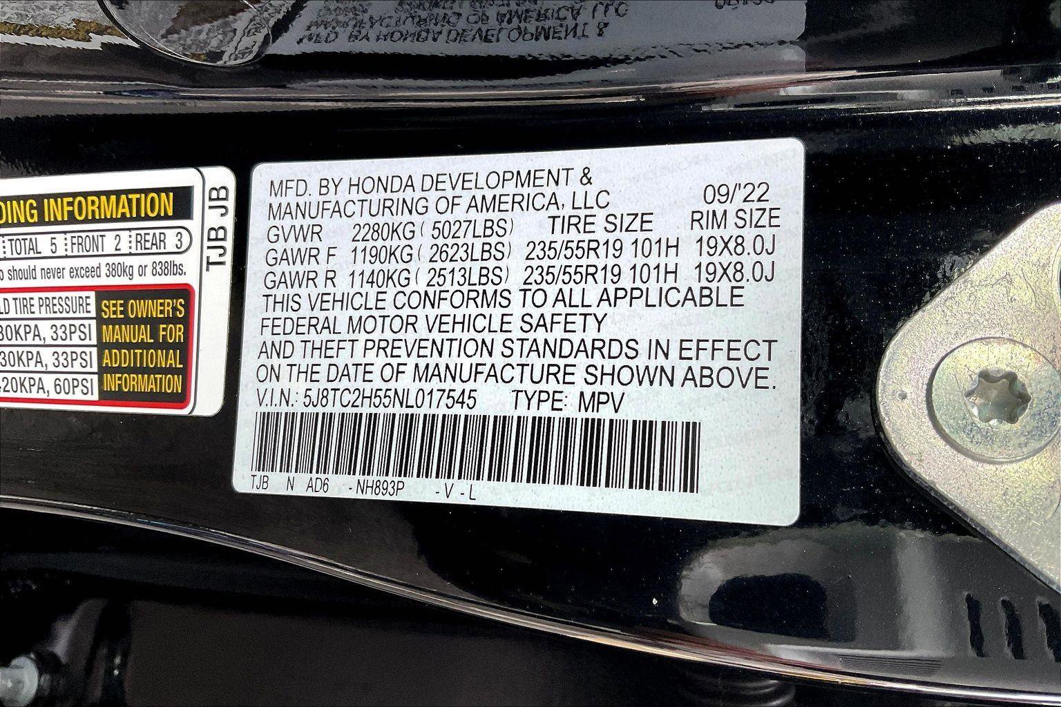 Certified 2022 Acura RDX w/ Technology Package image 35