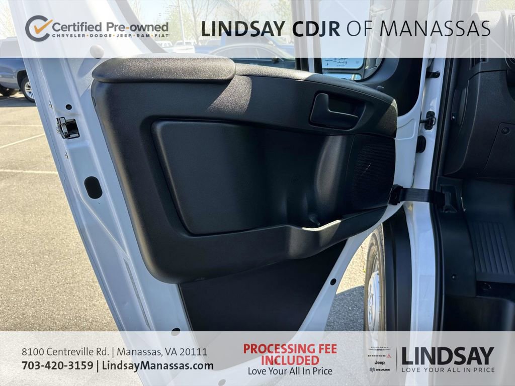 Certified 2024 RAM ProMaster 3500 w/ Delivery Van Package FWD image 18
