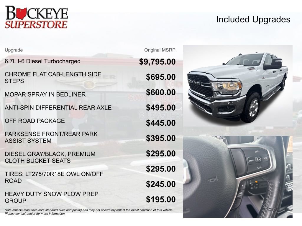 Certified 2024 RAM 2500 Big Horn w/ Off Road Package image 10