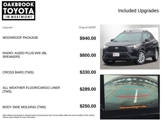 Certified 2023 Toyota Corolla Cross LE w/ Moonroof Package image 4