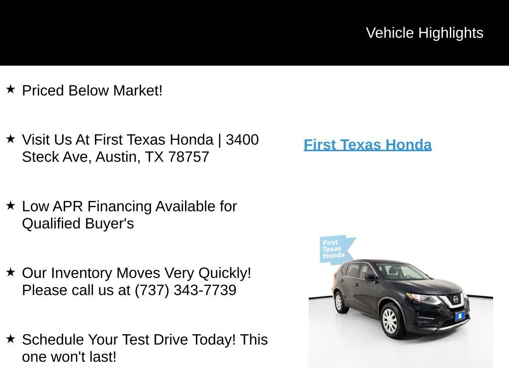 Used 2018 Nissan Rogue S FWD image 9