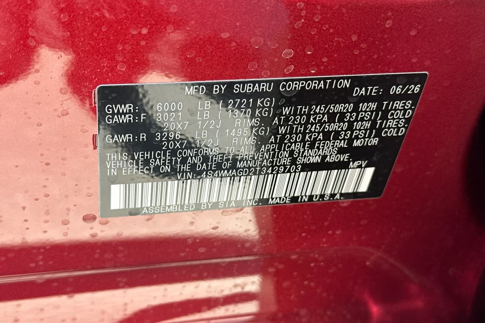 New 2026 Subaru Ascent Limited w/ Popular Package #2 AWD/4WD image 35