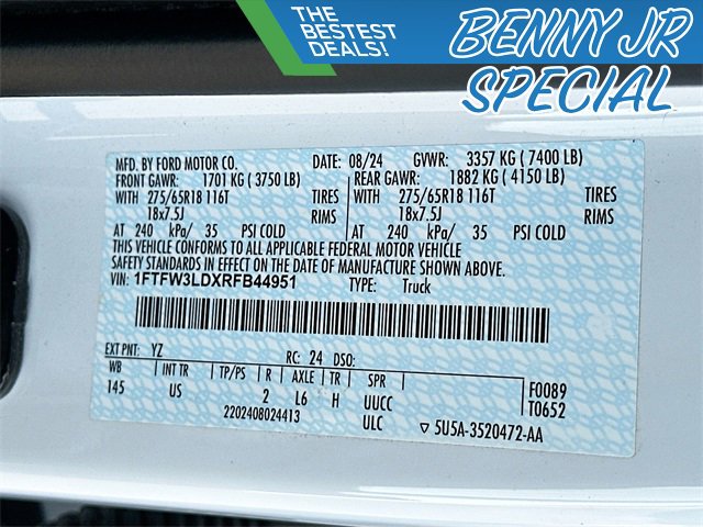 Used 2024 Ford F150 XLT w/ Equipment Group 302A MID image 32