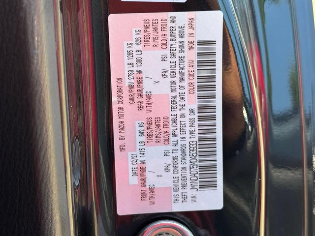 Used 2021 MAZDA MX-5 Miata Grand Touring RWD image 32