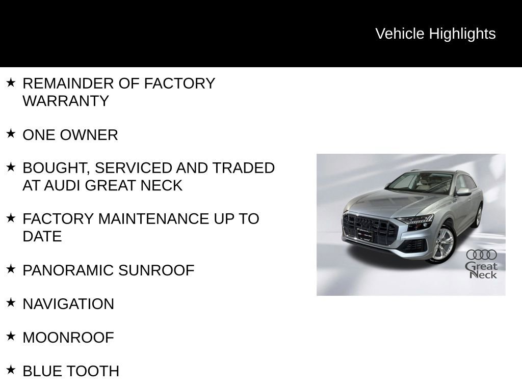 Used 2023 Audi Q8 Premium Plus w/ Premium Plus Package AWD/4WD image 9