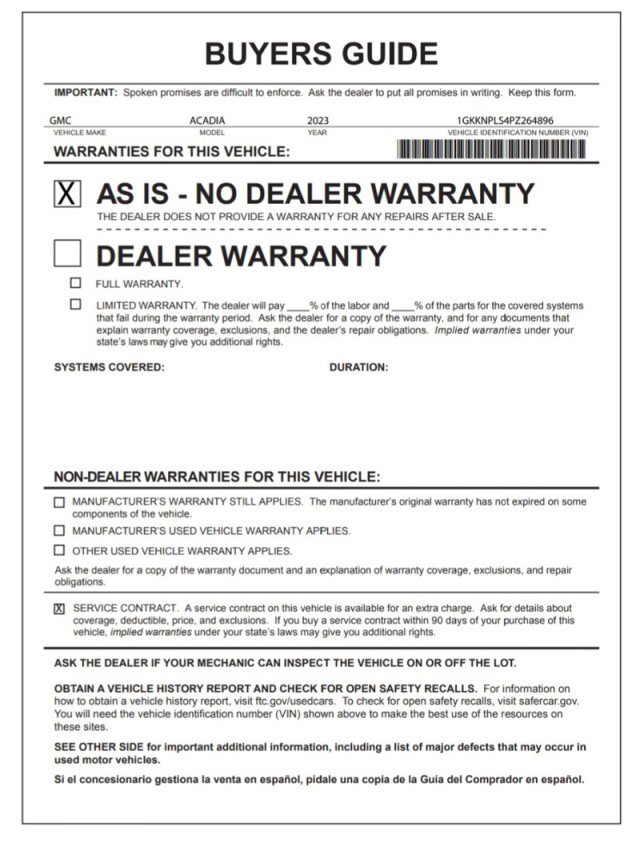 Used 2023 GMC Acadia Denali w/ Denali Ultimate Package image 37