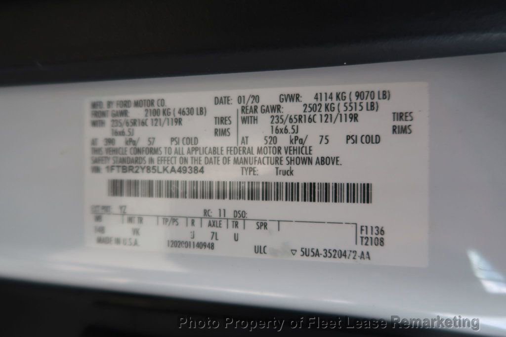 Used 2020 Ford Transit 250 Low Roof AWD w/ Load Area Protection Package image 14