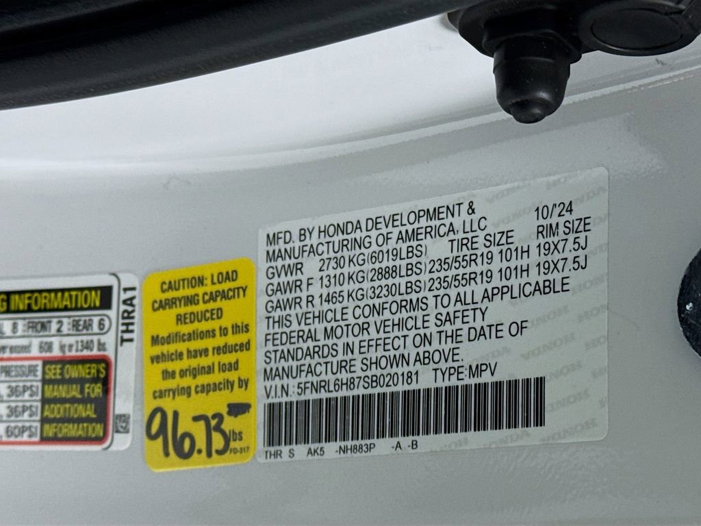 Certified 2025 Honda Odyssey Touring image 33