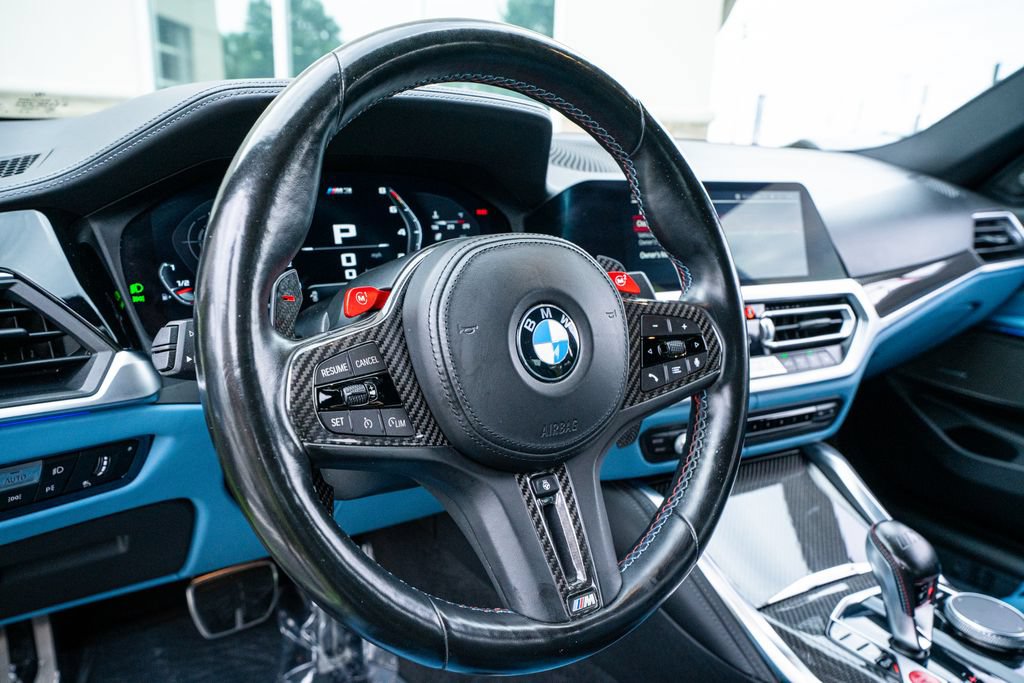 Used 2021 BMW M3 Competition w/ M Carbon Exterior Package RWD image 38