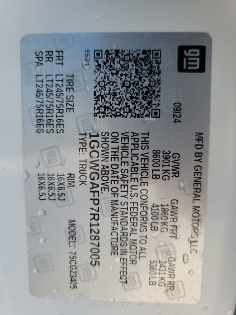 New 2024 Chevrolet Express 2500 w/ Driver Convenience Package image 31