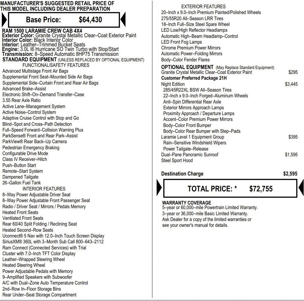 New 2026 RAM 1500 Laramie w/ Night Edition image 2