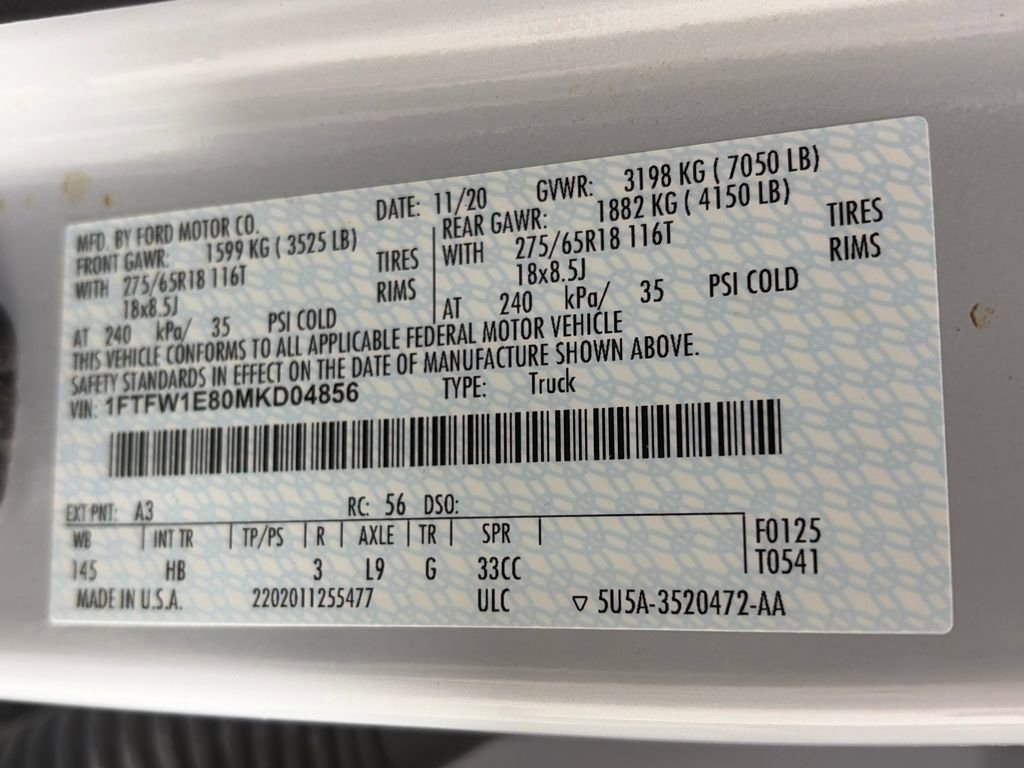 Certified 2021 Ford F150 Lariat image 9