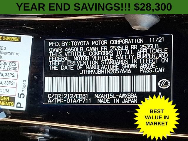 Used 2022 Lexus UX 250h F Sport image 31