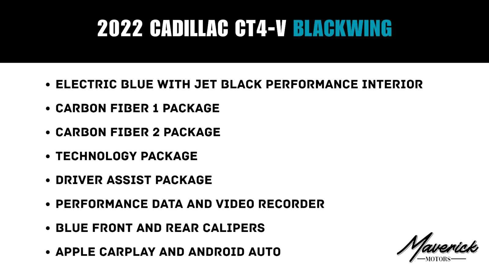 Used 2022 Cadillac CT4 V Blackwing w/ Carbon Fiber 1 Package RWD image 3