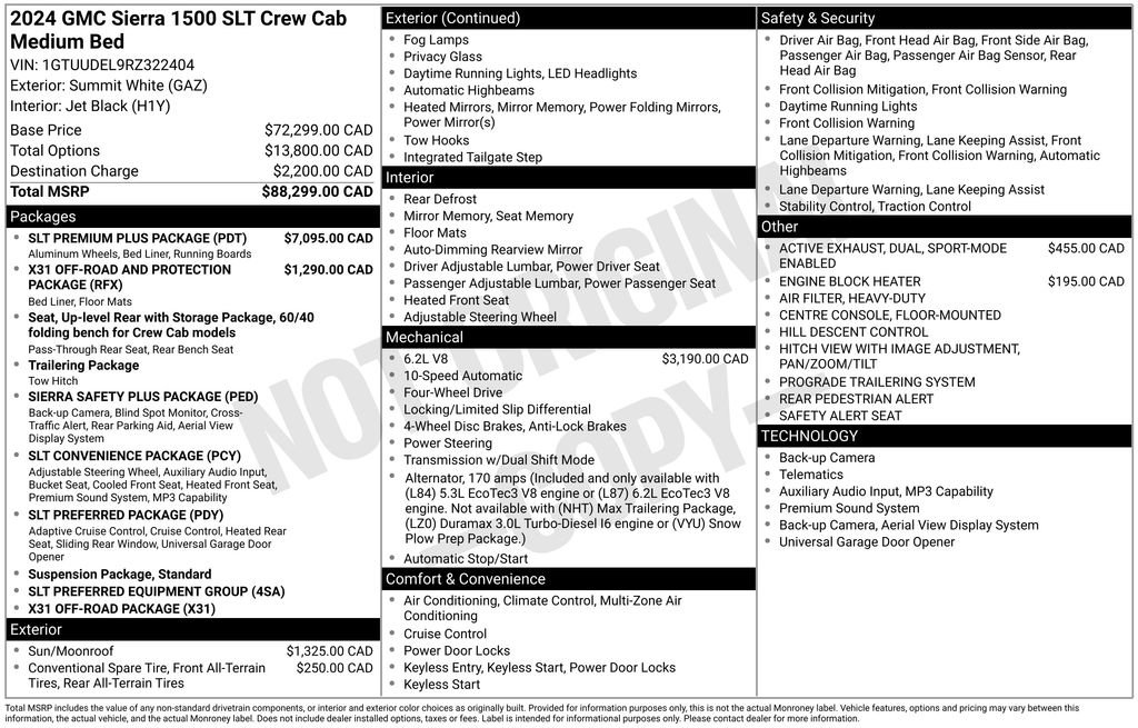 Used 2024 GMC Sierra 1500 SLT w/ SLT Premium Plus Package AWD/4WD image 26