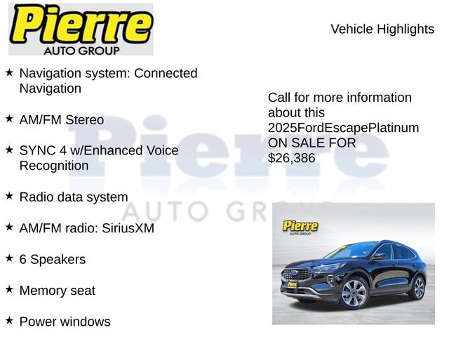 Used 2025 Ford Escape Platinum AWD/4WD image 7