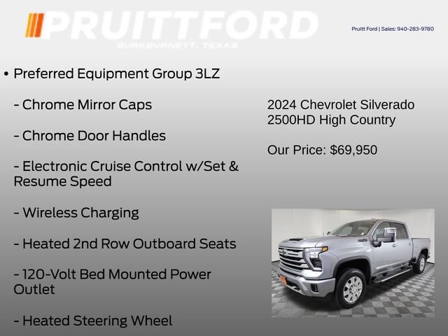 Used 2024 Chevrolet Silverado 2500 High Country w/ Technology Package AWD/4WD image 25