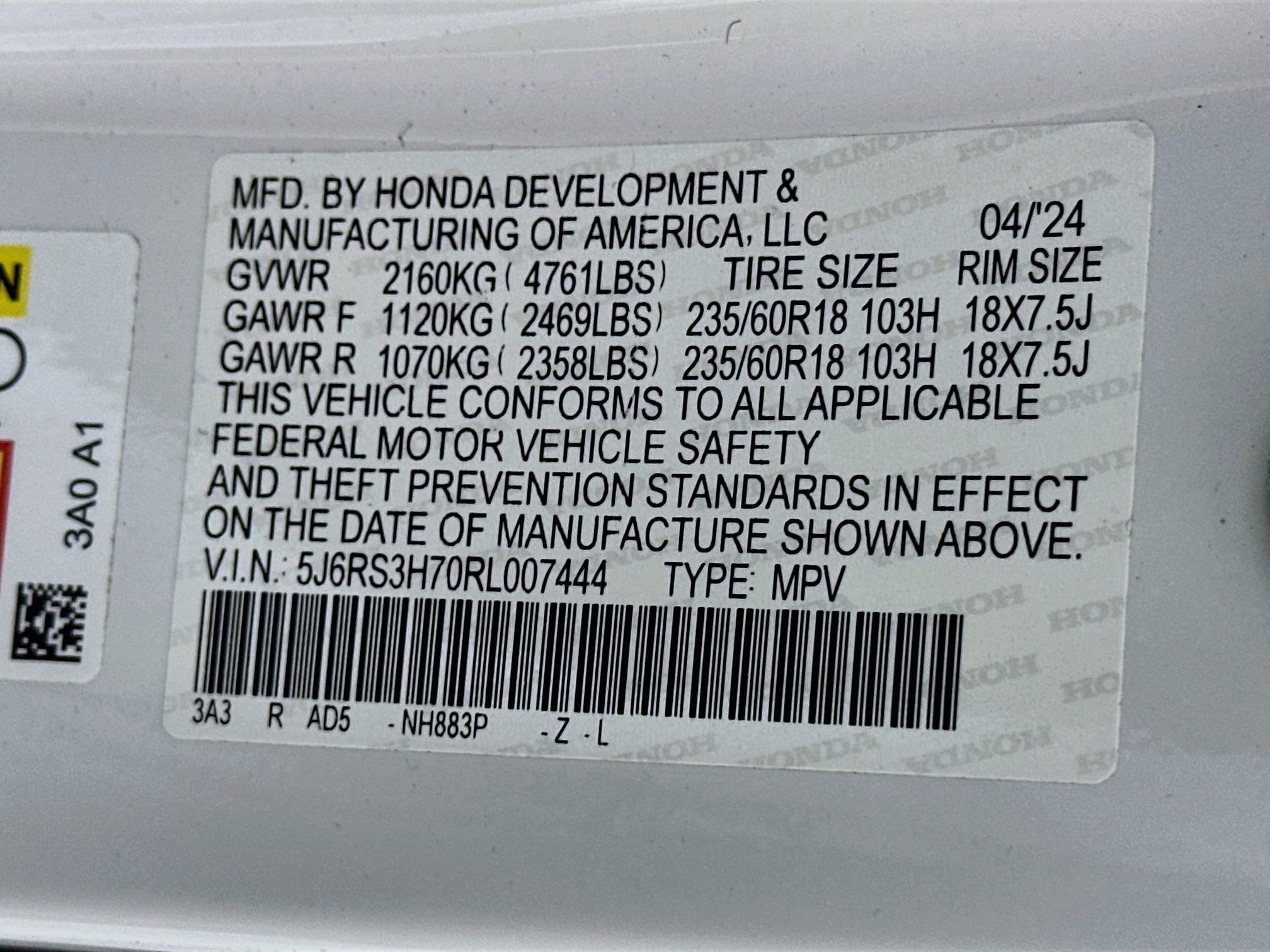 Used 2024 Honda CR-V EX-L image 12