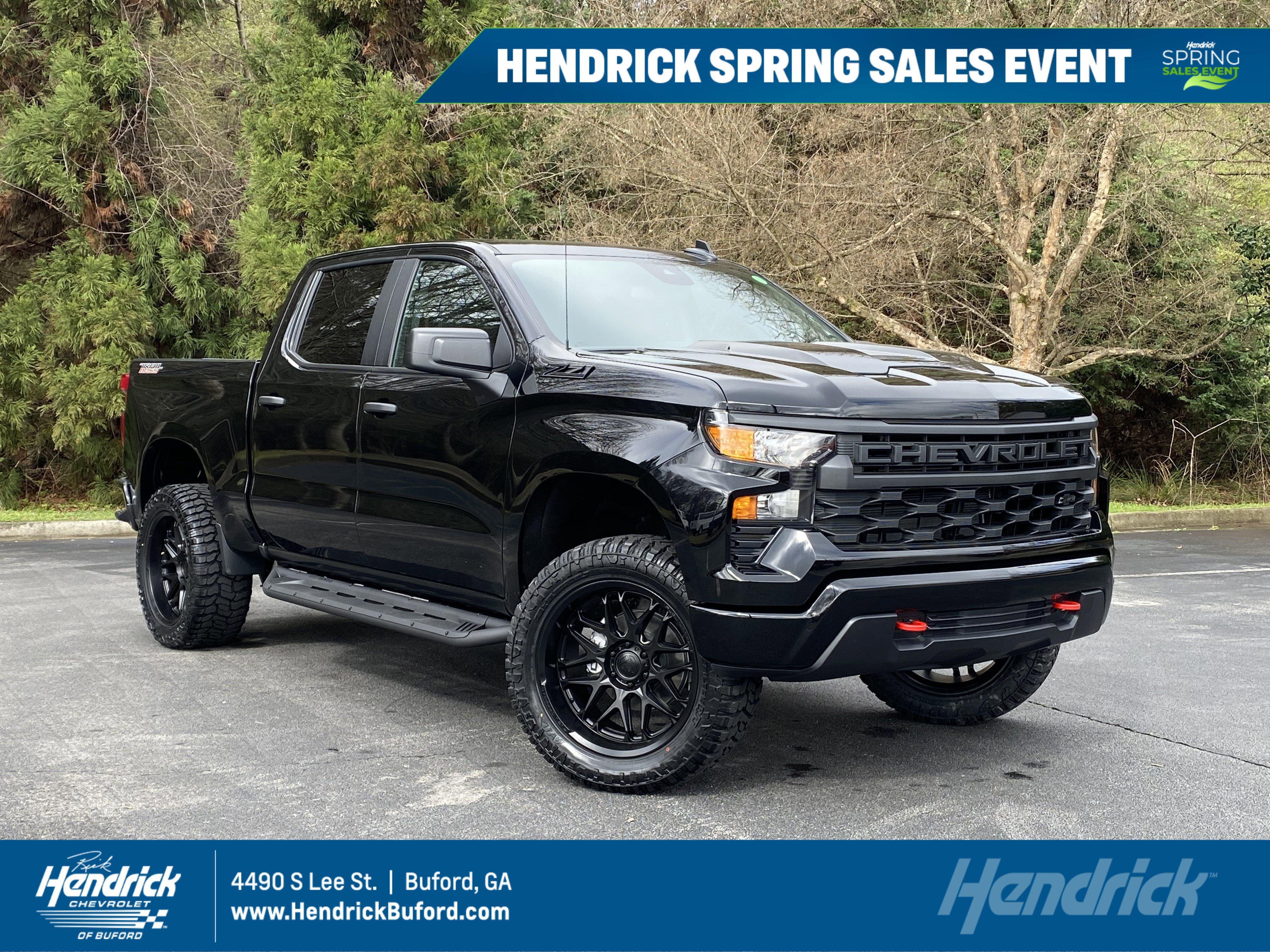 New 2026 Chevrolet Silverado 1500 Custom Trail Boss w/ LPO, Dark Essentials Package image 1