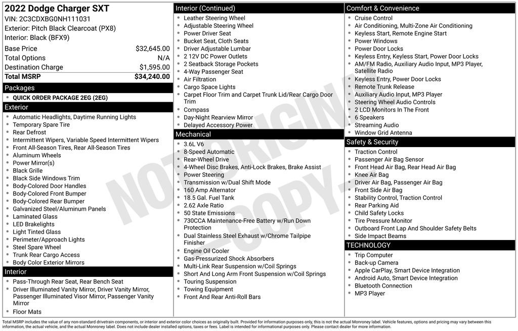 Used 2022 Dodge Charger SXT image 15