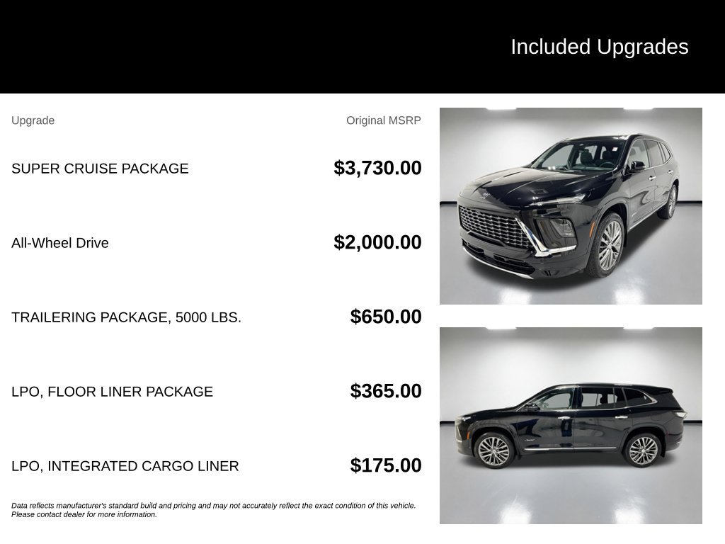 Used 2025 Buick Enclave Avenir w/ Super Cruise Package AWD/4WD image 7
