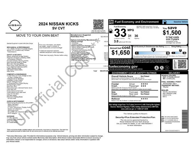 Used 2024 Nissan Kicks SV w/ Interior Electronics Package FWD image 4