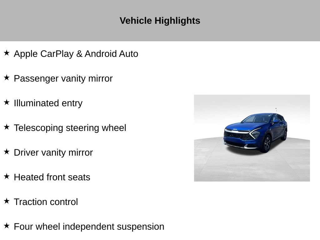 Certified 2024 Kia Sportage EX FWD image 55