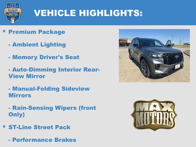 New 2026 Ford Explorer ST-Line w/ ST-Line Street Pack image 12