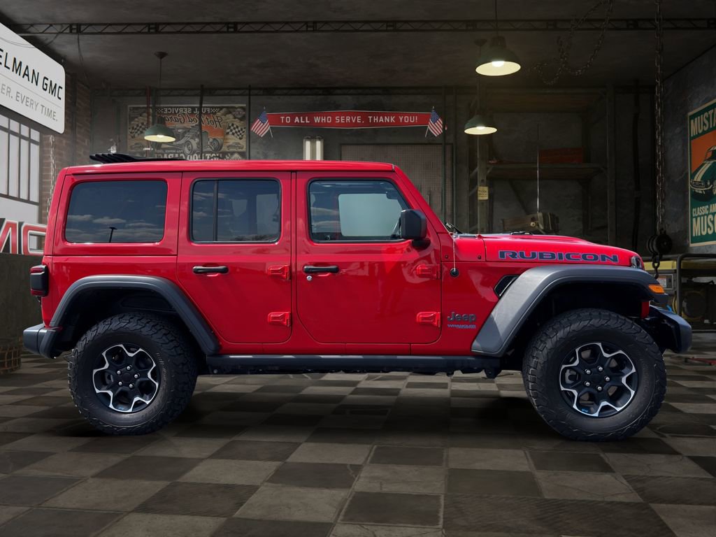 Used 2022 Jeep Wrangler Unlimited Rubicon 4xe w/ Cold Weather Group AWD/4WD image 8