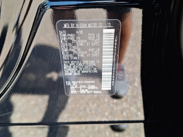 New 2026 Nissan Armada Platinum RWD image 30