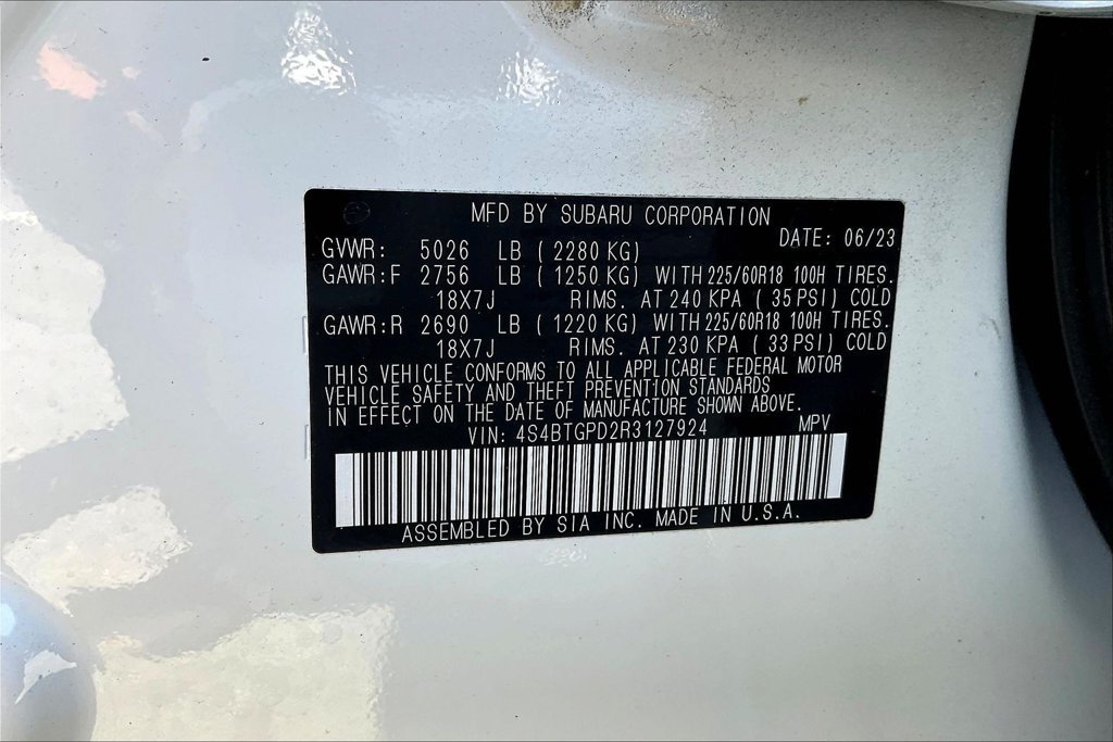 Used 2024 Subaru Outback Touring XT AWD/4WD image 19