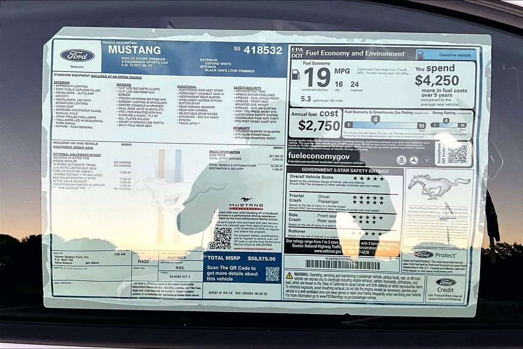 New 2025 Ford Mustang GT Premium image 14