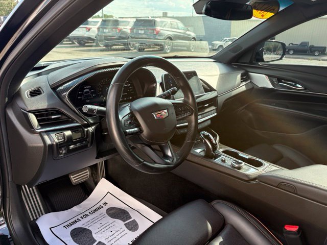 Used 2022 Cadillac CT4 V w/ LPO, ONYX Package AWD/4WD image 3