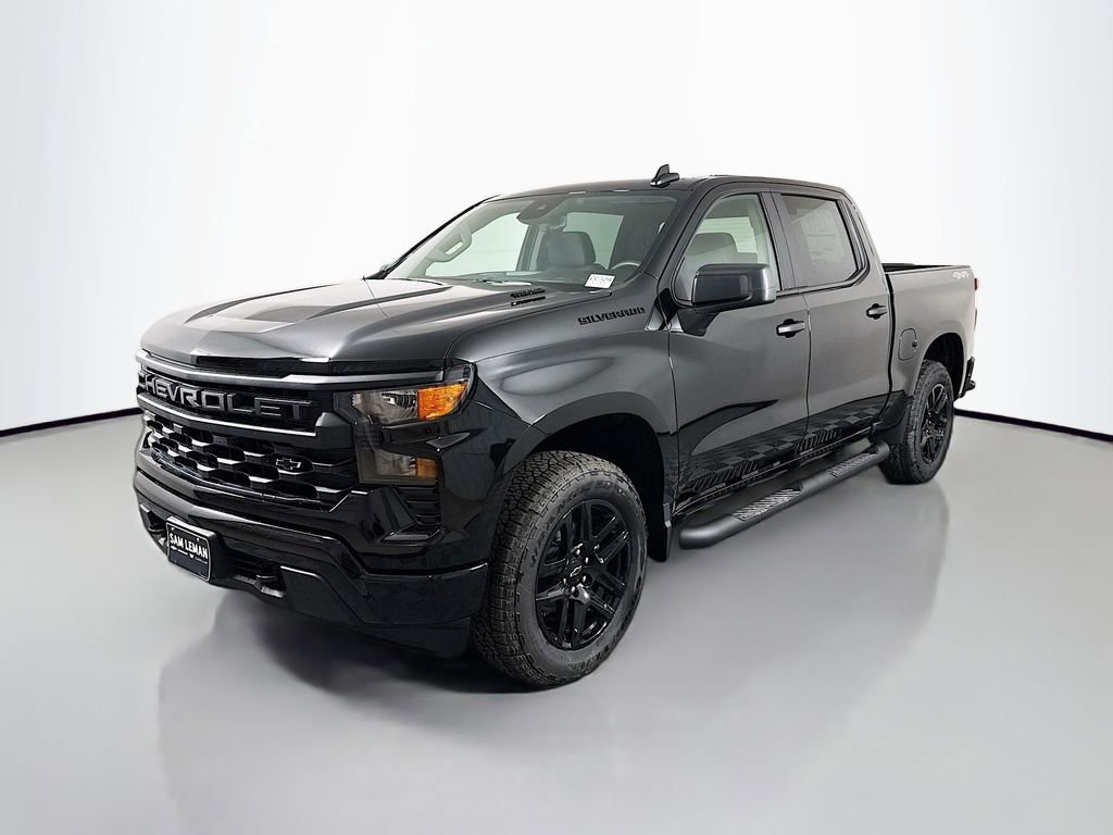 New 2026 Chevrolet Silverado 1500 Custom w/ Turbomax Blackout Package image 3