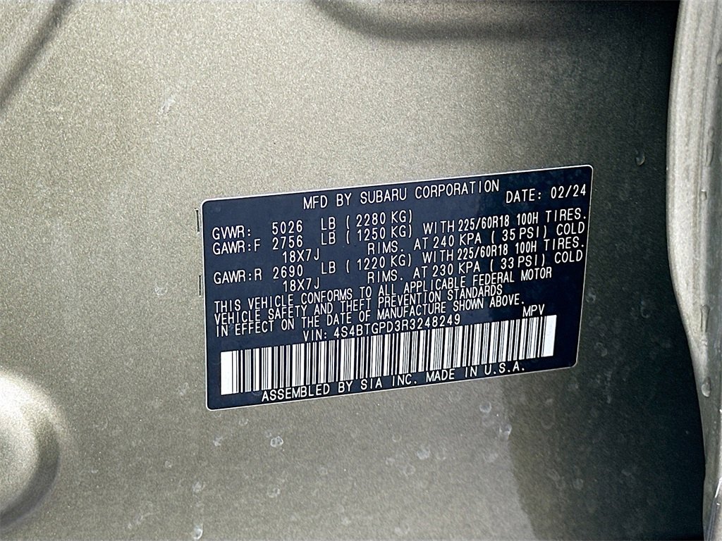 Used 2024 Subaru Outback Touring XT image 33