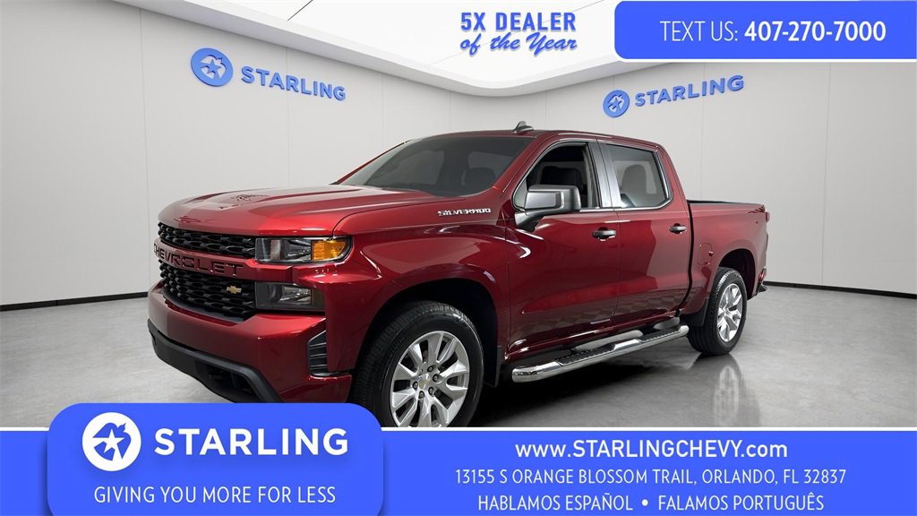 Certified 2022 Chevrolet Silverado 1500 Custom image 1