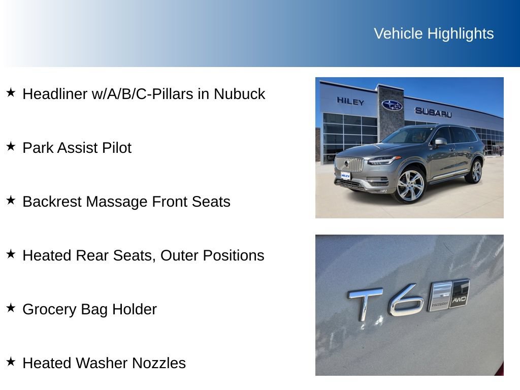 Used 2018 Volvo XC90 T6 Inscription w/ Luxury Package AWD/4WD image 10