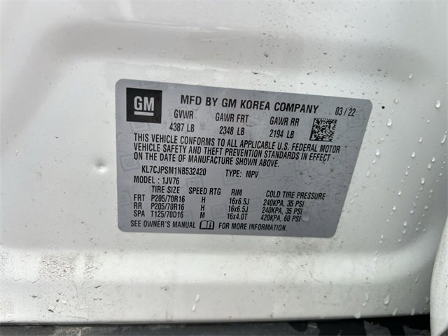 Used 2022 Chevrolet Trax LT w/ LT Convenience Package image 31