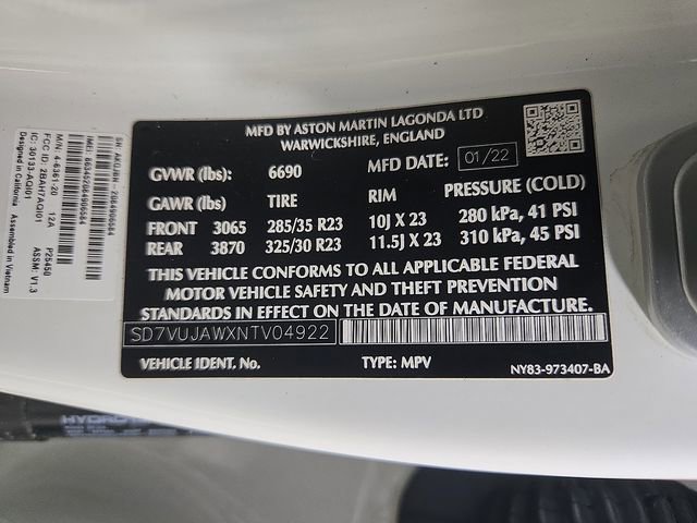 Used 2022 Aston Martin DBX AWD/4WD image 28
